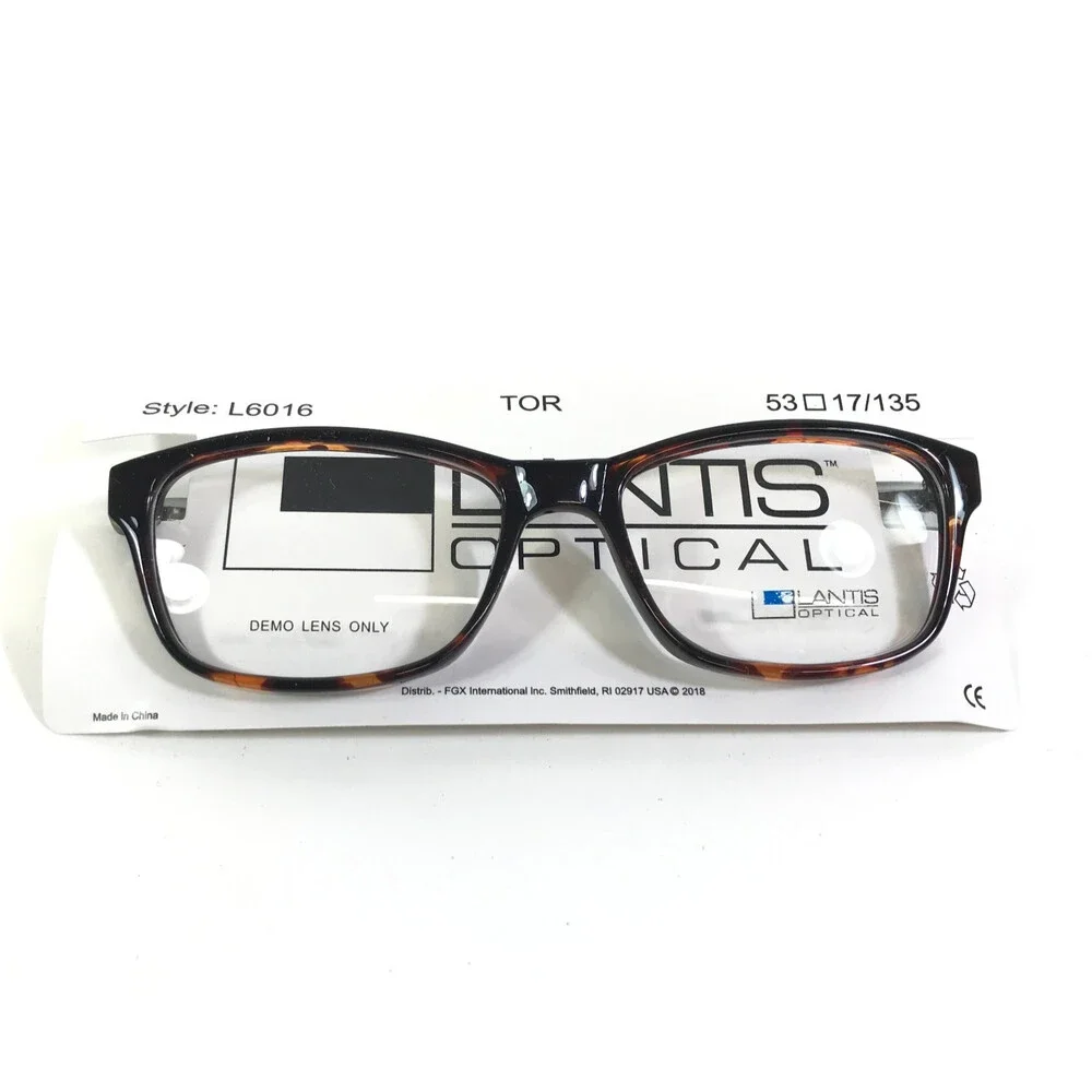 Lantis Optical Eyeglasses Frame CS L6016 TOR Tortoise Cat Eye Full Rim 53-17-135